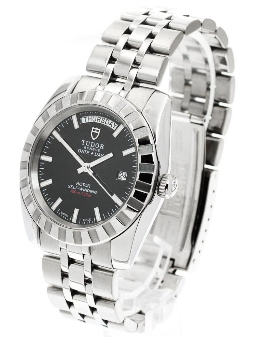 TUDOR Classic Date Day 23010 black Dial Automatic Men's Watch_955758